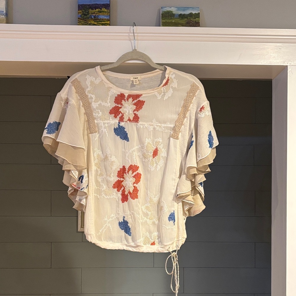 Tiny for Anthropologie Margarite Drawstring Top